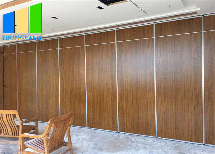 Easy To Operate Conference Hall Acoustic Folding Room Partition Walls Commercial