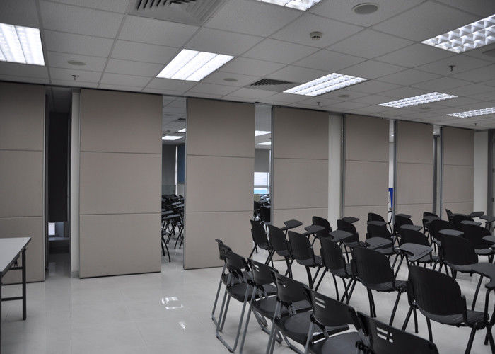 Conference Room Sliding Folding Partitions Movable Walls For Art Gallery