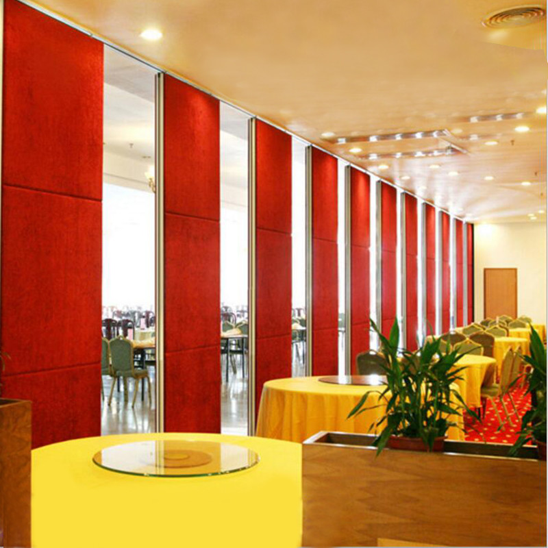 Banquet Hall Acoustic Folding Wooden Partition Wall with Aluminum Track