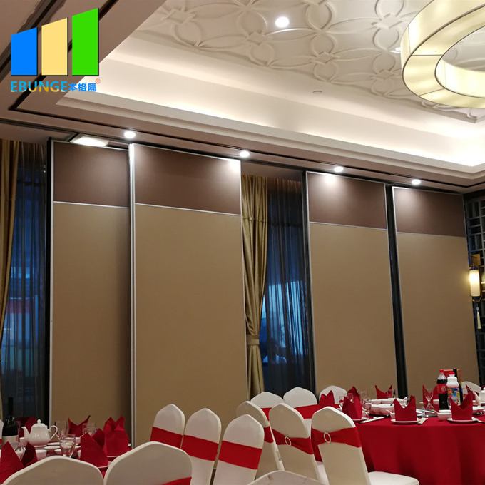 Star Hotel Decoration Operable Folding Partition Wall For Banquet Hall